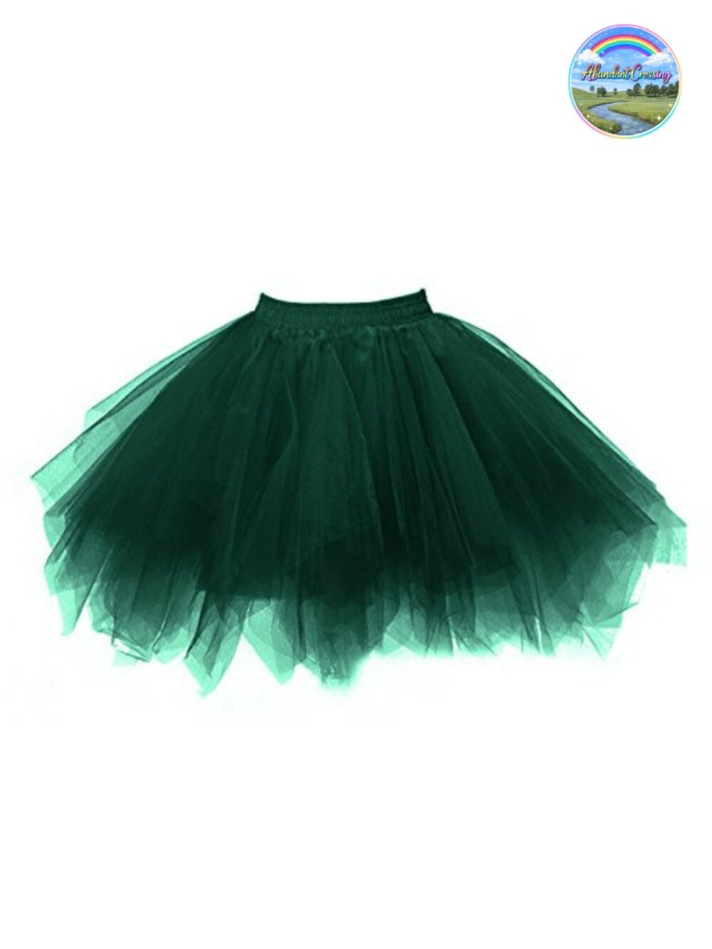 Tulle Petticoat Ballet Skirt Bubble Hem Full Dance Tutu